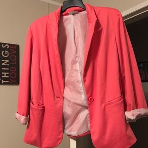 Coral blazer